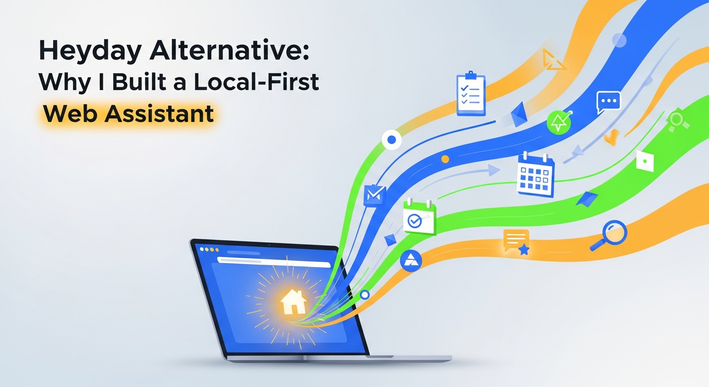 Heyday Alternative: Why I Built a Local-First Web Assistant cover