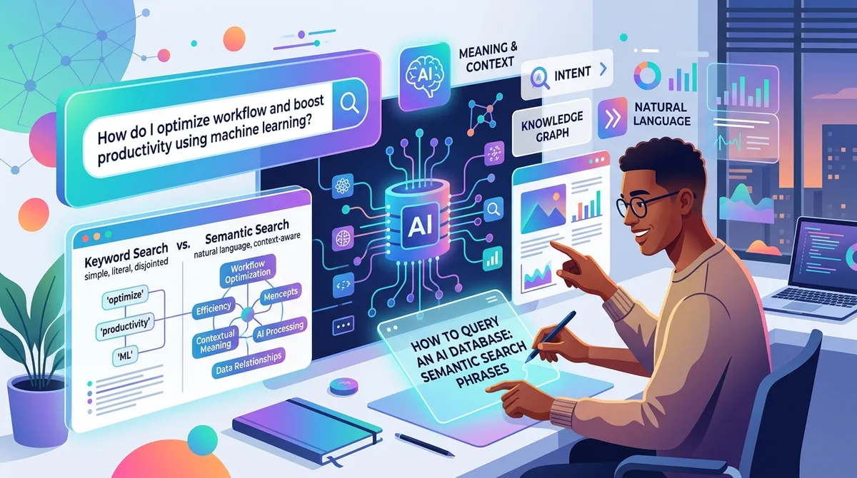 Semantic Search Phrases: How to Query an AI Database cover